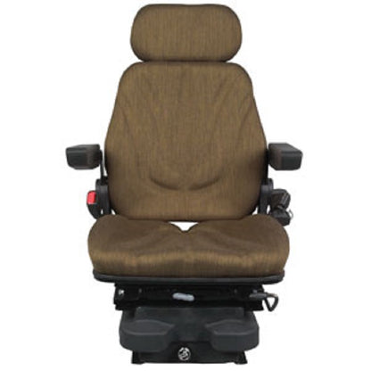 12v Low Profile Air Suspension Seat for Tractor Excavator Loader
