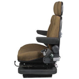 12v Low Profile Air Suspension Seat for Tractor Excavator Loader