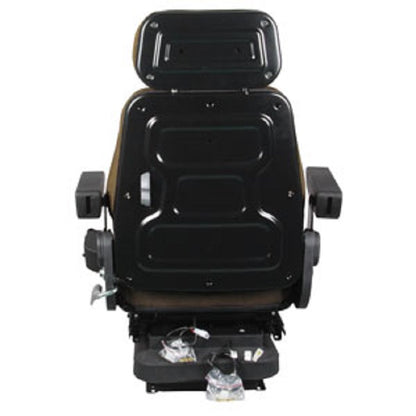 12v Low Profile Air Suspension Seat for Tractor Excavator Loader