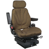 12v Low Profile Air Suspension Seat for Tractor Excavator Loader