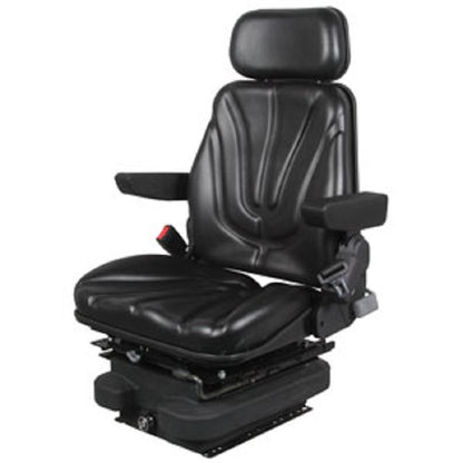 12v Low Profile Air Suspension Seat for Tractor Mower Loader