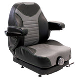 Low Profile Mechanical Suspension Seat w/ Armrests