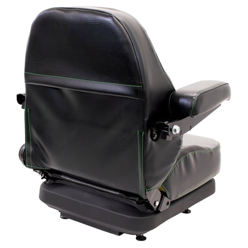 Low Profile Mechanical Suspension Seat w/ Armrests