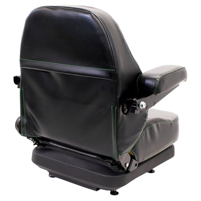 Low Profile Mechanical Suspension Seat w/ Armrests