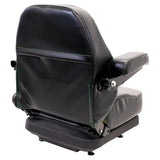 Low Profile Mechanical Suspension Seat w/ Armrests