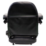 Low Profile Mechanical Suspension Seat w/ Armrests