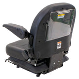 Low Profile Suspension Seat w/ Armrests