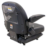 Low Profile Suspension Seat w/ Armrests