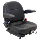Low Profile Suspension Seat w/ Armrests