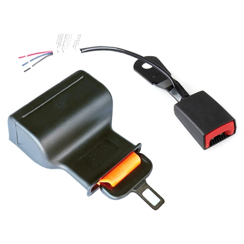 3" Fluorescent Orange Retractable Seat Belt w/ Switch