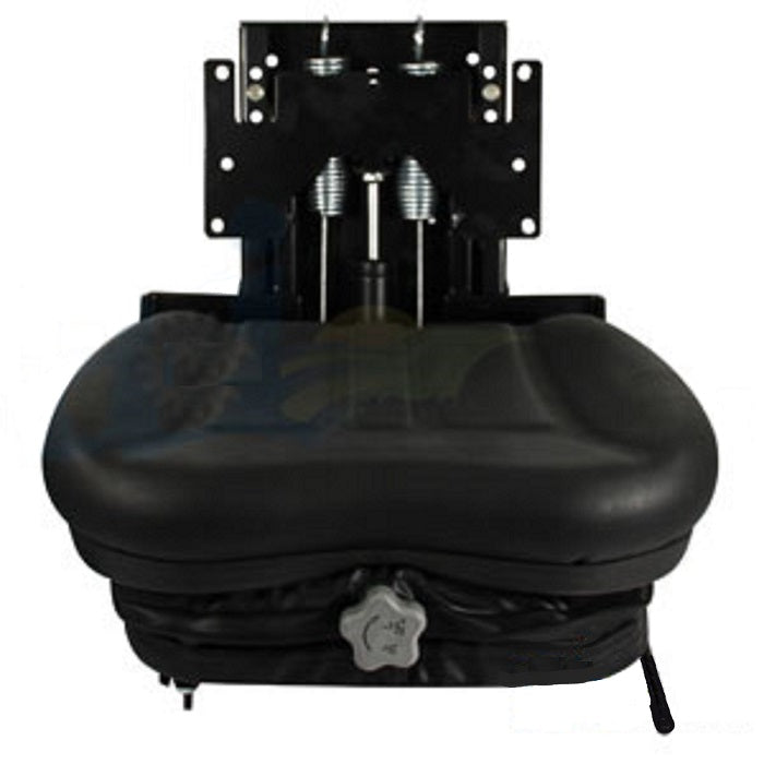 High Back Industrial Seat w/ Suspension, Slide Tracks & Armrests