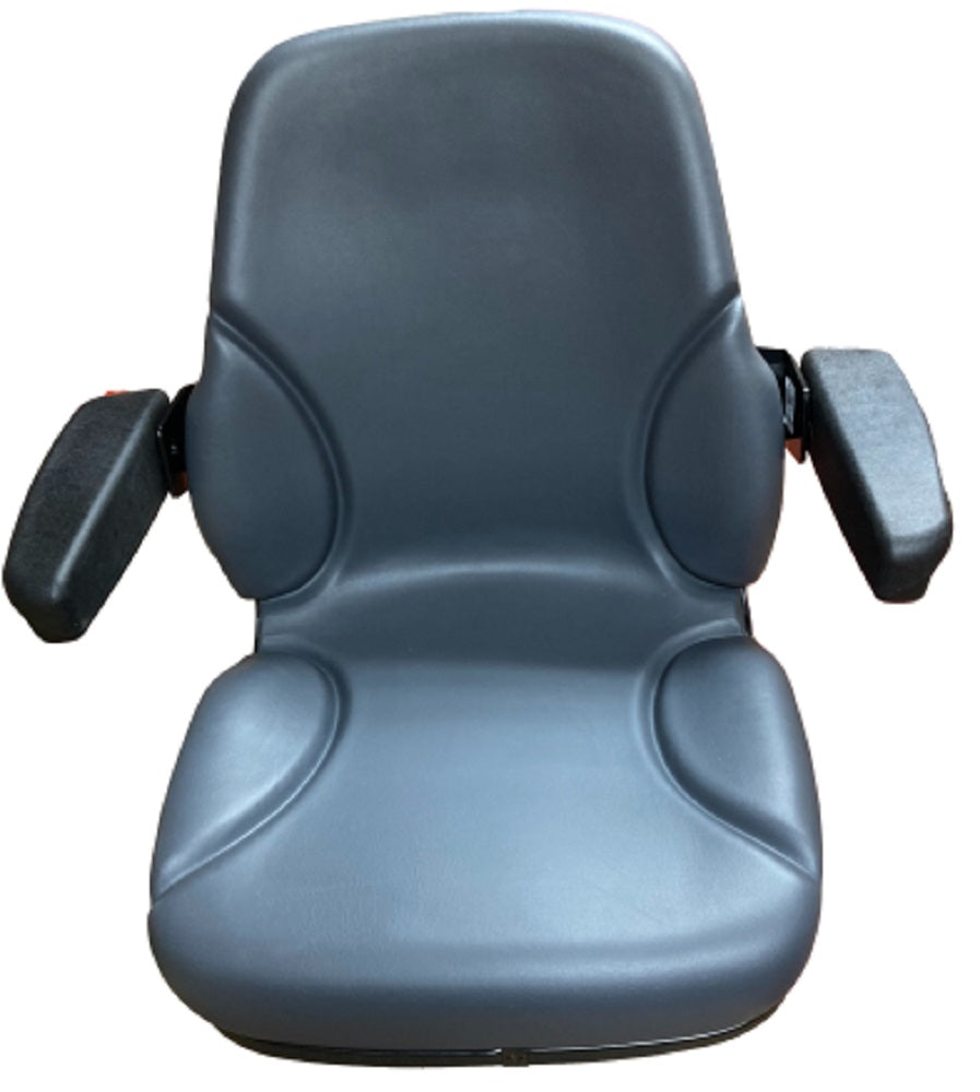 Compact Tractor Seat with Foldup Armrests