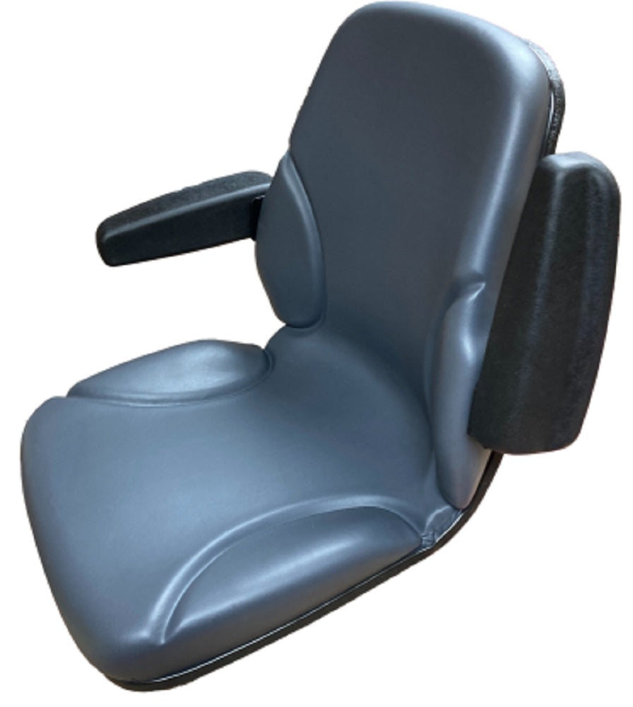 Compact Tractor Seat with Foldup Armrests