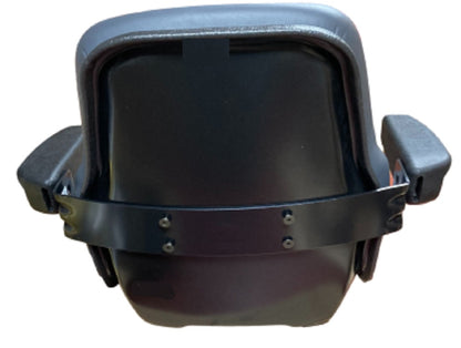 Compact Tractor Seat with Foldup Armrests