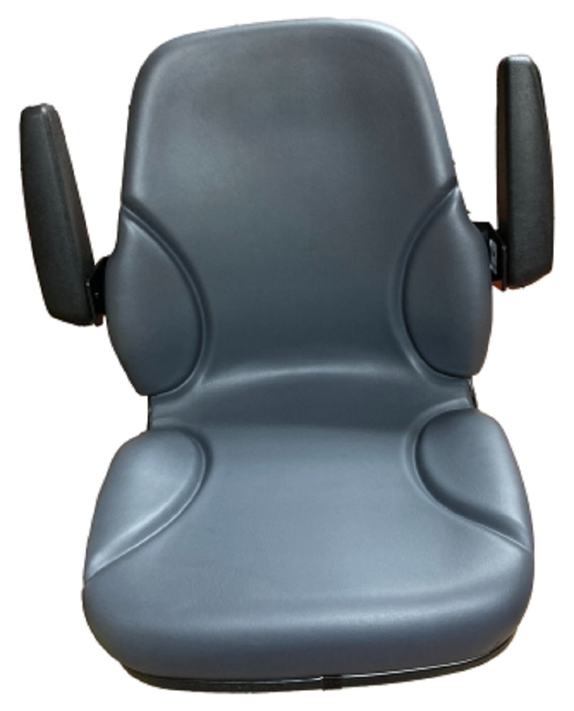 Compact Tractor Seat with Foldup Armrests