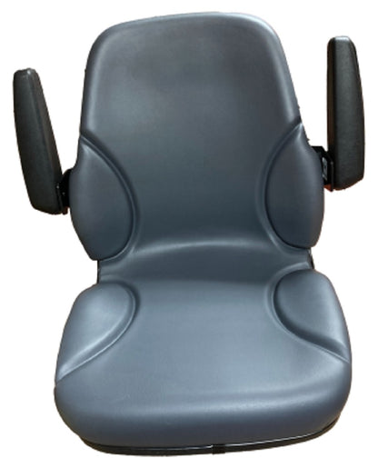 Compact Tractor Seat with Foldup Armrests