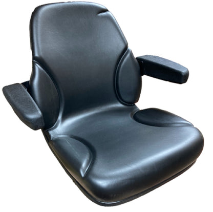 Compact Tractor Seat with Foldup Armrests