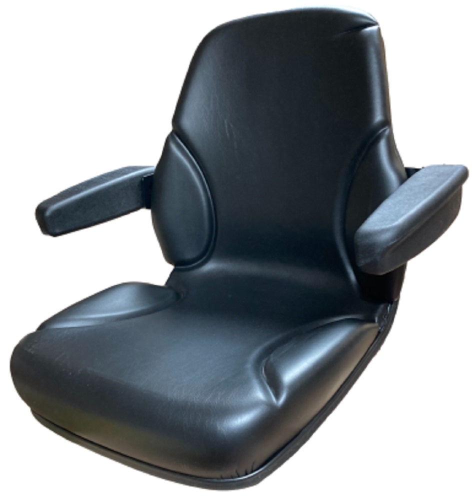 Compact Tractor Seat with Foldup Armrests