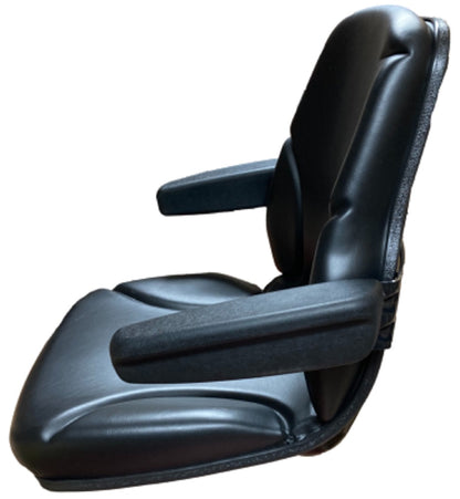 Compact Tractor Seat with Foldup Armrests