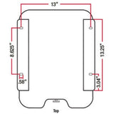 12v Heavy Duty Tractor Seat Air Suspension (Wide Base)