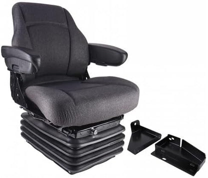 12v Mid Back Tractor Seat w/ Air Suspension