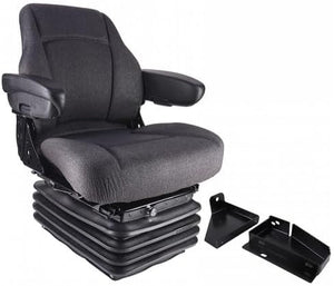 12v Mid Back Tractor Seat w/ Air Suspension