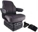 12v Mid Back Tractor Seat w/ Air Suspension