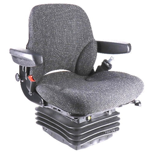 12v Mid Back Tractor Seat w/ Air Suspension for Kubota