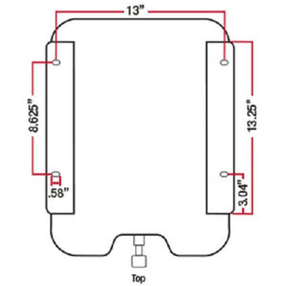 Universal Tractor Seat Mechanical Suspension (Low Profile)