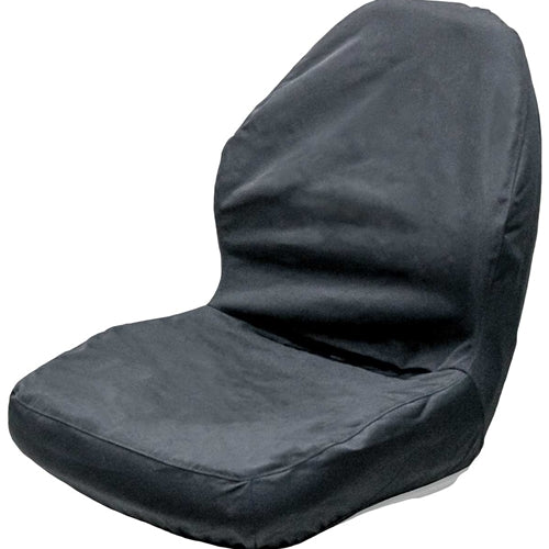 Black Seat Cover for High Back Seat 19" x 21" x 23.3" (W x H x D)