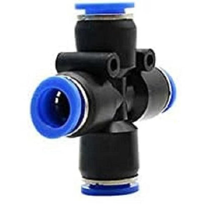 Air Ride Suspension Seat Compressor Hose Cross 4 Way Fitting