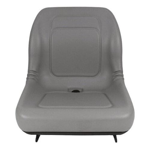 New Holland Case IH Agco Compact Tractor Mower High Back Seat w/ Bracket Tractor Seat A Gray 