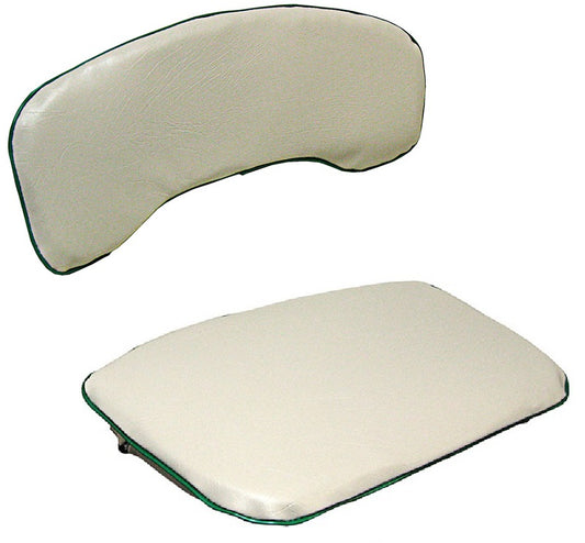 2 Piece Tractor Seat Cushion Set for Minneapolis Moline / Oliver / White