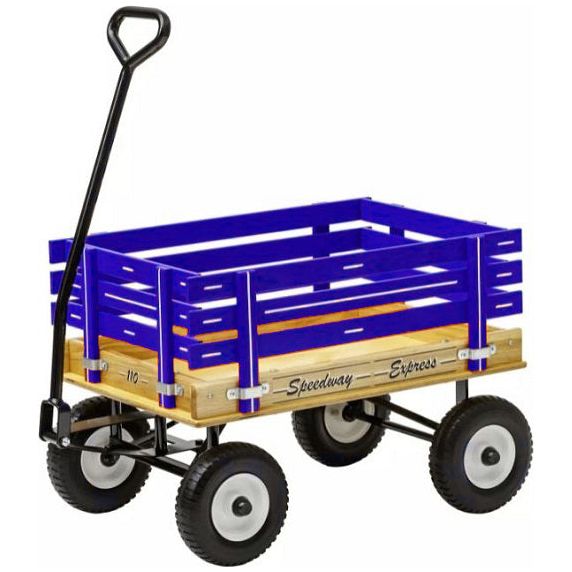 18″ x 28″ (Blue) 110 Speedway Express Kids Wagon w/ Side Racks 800 #