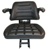 Mahindra Tractor Seat w/ Slide Tracks / Arm Rests