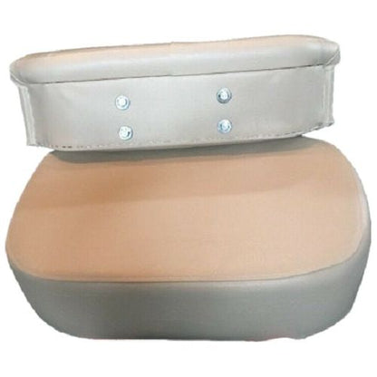 3 Piece Tractor Seat Cushion Set for Oliver / White / Minneapolis-Moline