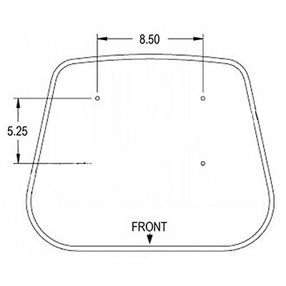 4 Piece Tractor Seat Cushion Set for Massey Ferguson