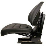 Heavy Duty Farm Tractor Seat w/ Suspension & Trapezoidal Backrest