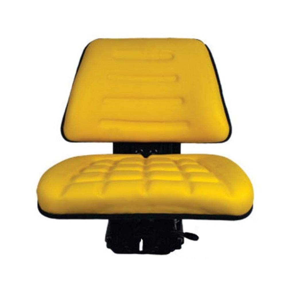 Heavy Duty Farm Tractor Seat w/ Suspension & Trapezoidal Backrest