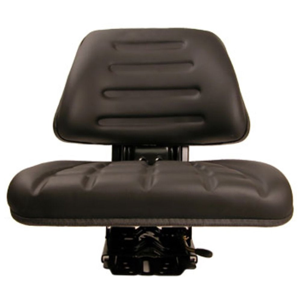 Heavy Duty Farm Tractor Seat w/ Suspension & Trapezoidal Backrest