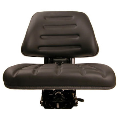 Heavy Duty Farm Tractor Seat w/ Suspension & Trapezoidal Backrest