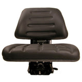 Heavy Duty Farm Tractor Seat w/ Suspension & Trapezoidal Backrest
