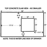 8 Gallon Lapp (Energy Free) Livestock / Equine Automatic Waterer Fountain