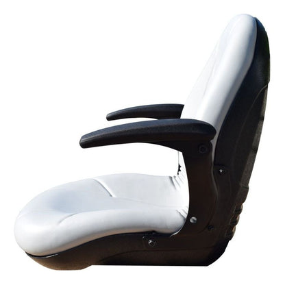 Bucket Seat w/ Armrest for John Deere 650, 750, 850, 950, 1050, 900HC
