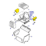 Crawler Seat Cushion Arm Rest Set For Dresser / International
