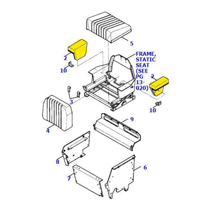Crawler Seat Cushion Set For Dresser, International