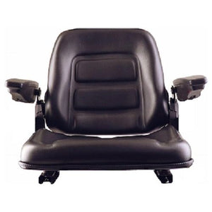 High Back Seat w / Slides & Armrests