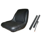 Skid Loader Compact Lawn Mower Garden Tractor Seat w/ Slide Track