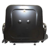 Fork Lift Compact Tractor Lawn Mower Loader Seat w/ Slide Tracks