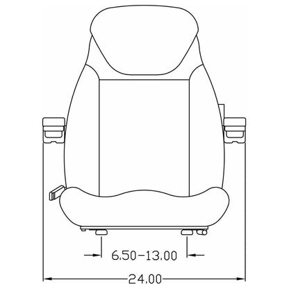 Tractor Fork Lift Loader Zero Turn Lawn Mower Seat